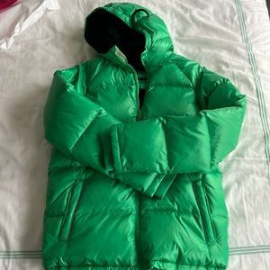 Crewcuts puffer coat green size 16